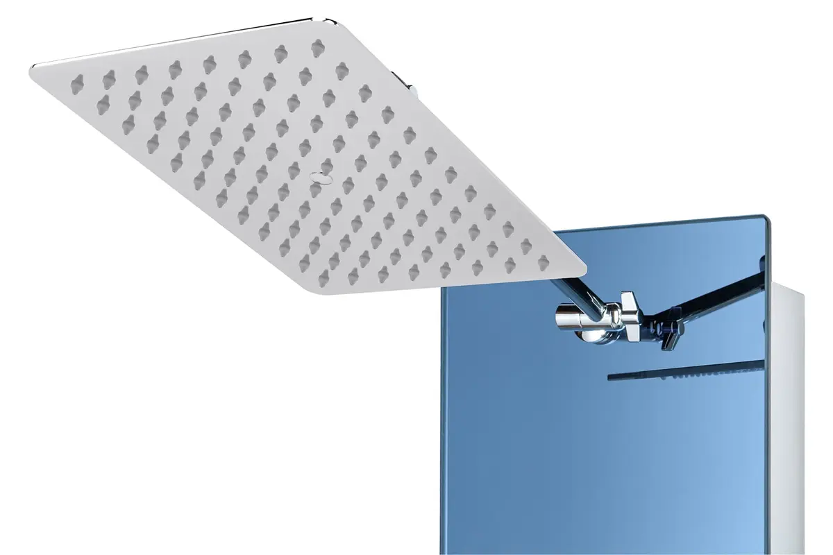 Blue Ocean 52" Stainless Steel Shower Panel Tower System Rainfall Jets LED Display | Luxury Bathroom Fixture - view 3
