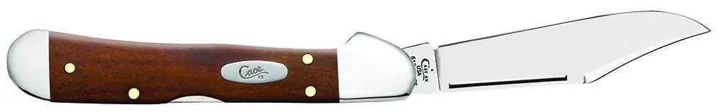 Case Mini Copperlock Pocket Knife 2.7" Chestnut Smooth Bone | Classic Lockback Design - view 5
