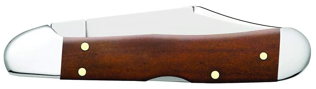 Case Mini Copperlock Pocket Knife 2.7" Chestnut Smooth Bone | Classic Lockback Design - view 3