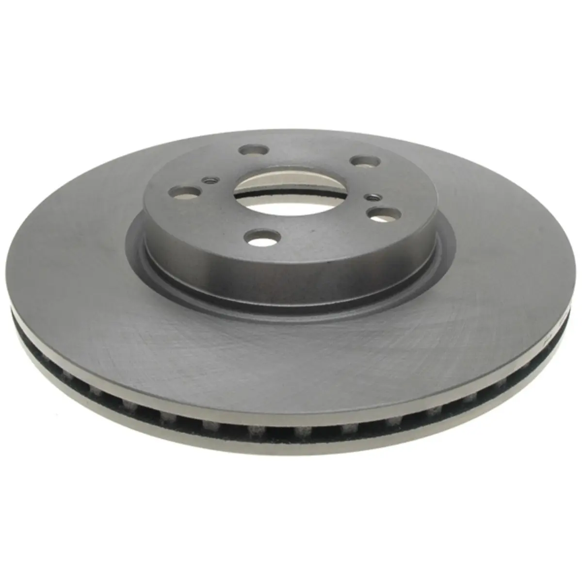 ACDelco Silver Front Brake Rotor 18A2601A | GM 19255510 Cast Iron, 11.2 in (28.45 cm) | Heat Dissipation & Durability - main product image