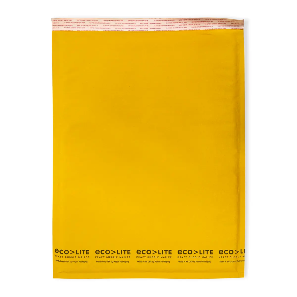 Intertape Polymer Group Eco-lite #5 ELSS5 Golden Kraft Self Seal Bubble Mailer 10.5" x 16" | Rugged, Lightweight Shipping Solution - main product image
