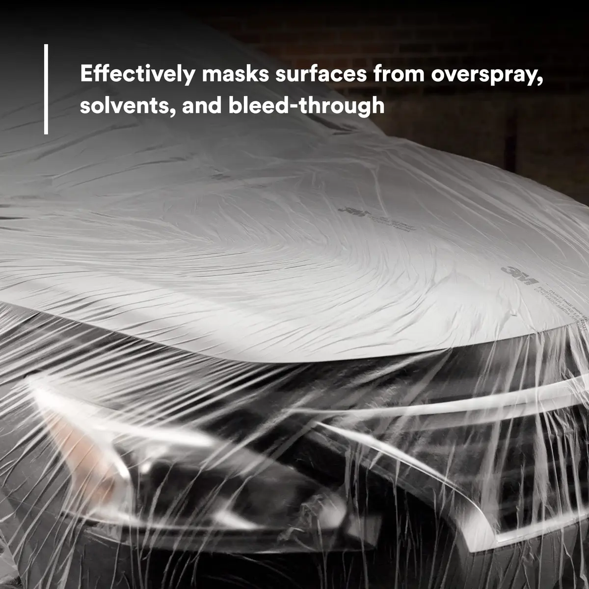 3M Plastic Sheeting 16 ft x 400 ft | Industrial Masking & Painting Surface Cover - view 3