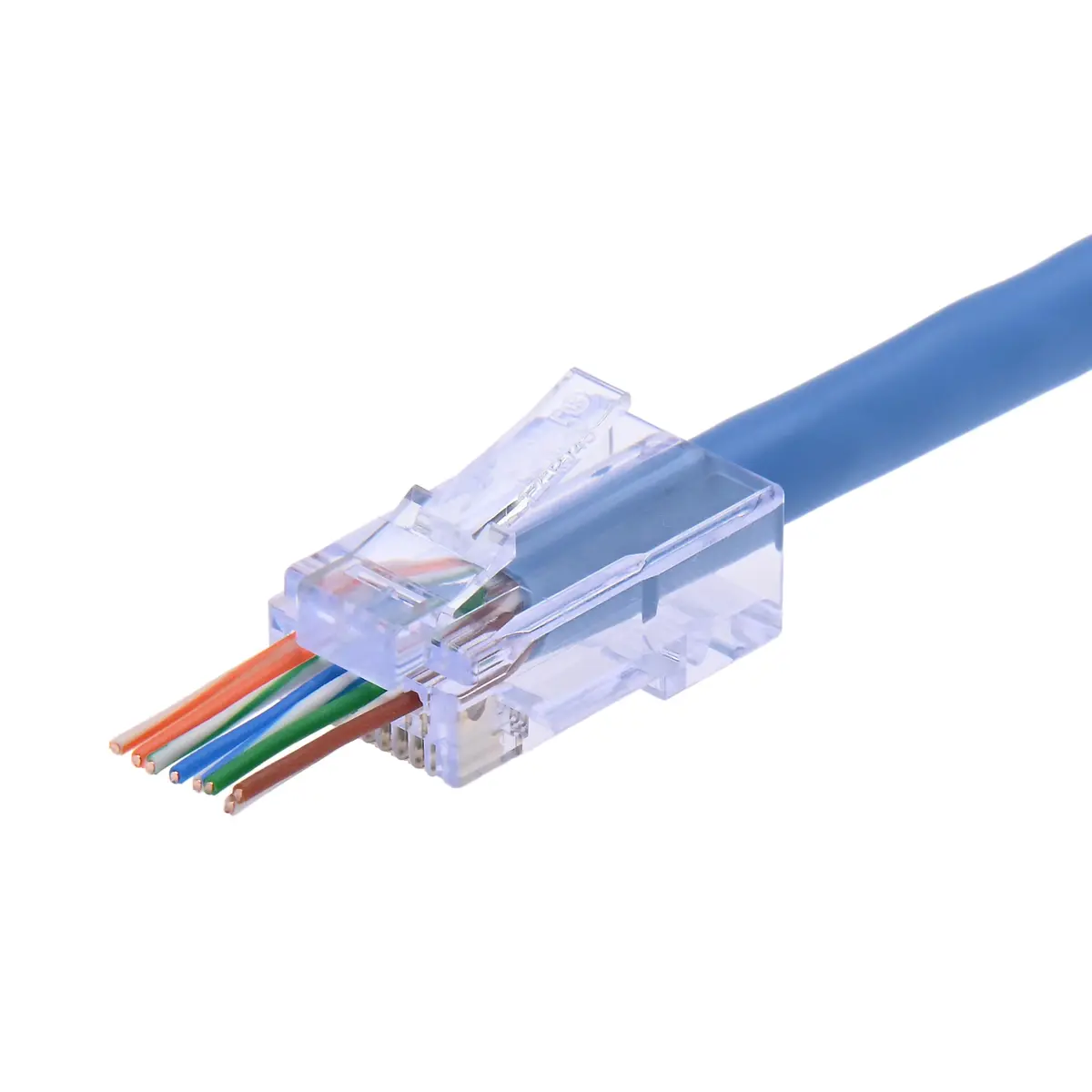 Platinum Tools EZ-RJ45 Cat6 Connector for Ethernet Cable Termination | 100 Pack, China - view 3