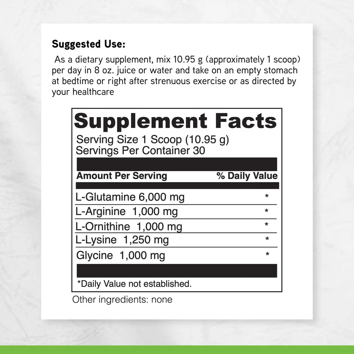 DAVINCI Maxi-HGH 328.5 g | Amino Acids for Muscle & Aging Support, Unflavoured Powder - view 6