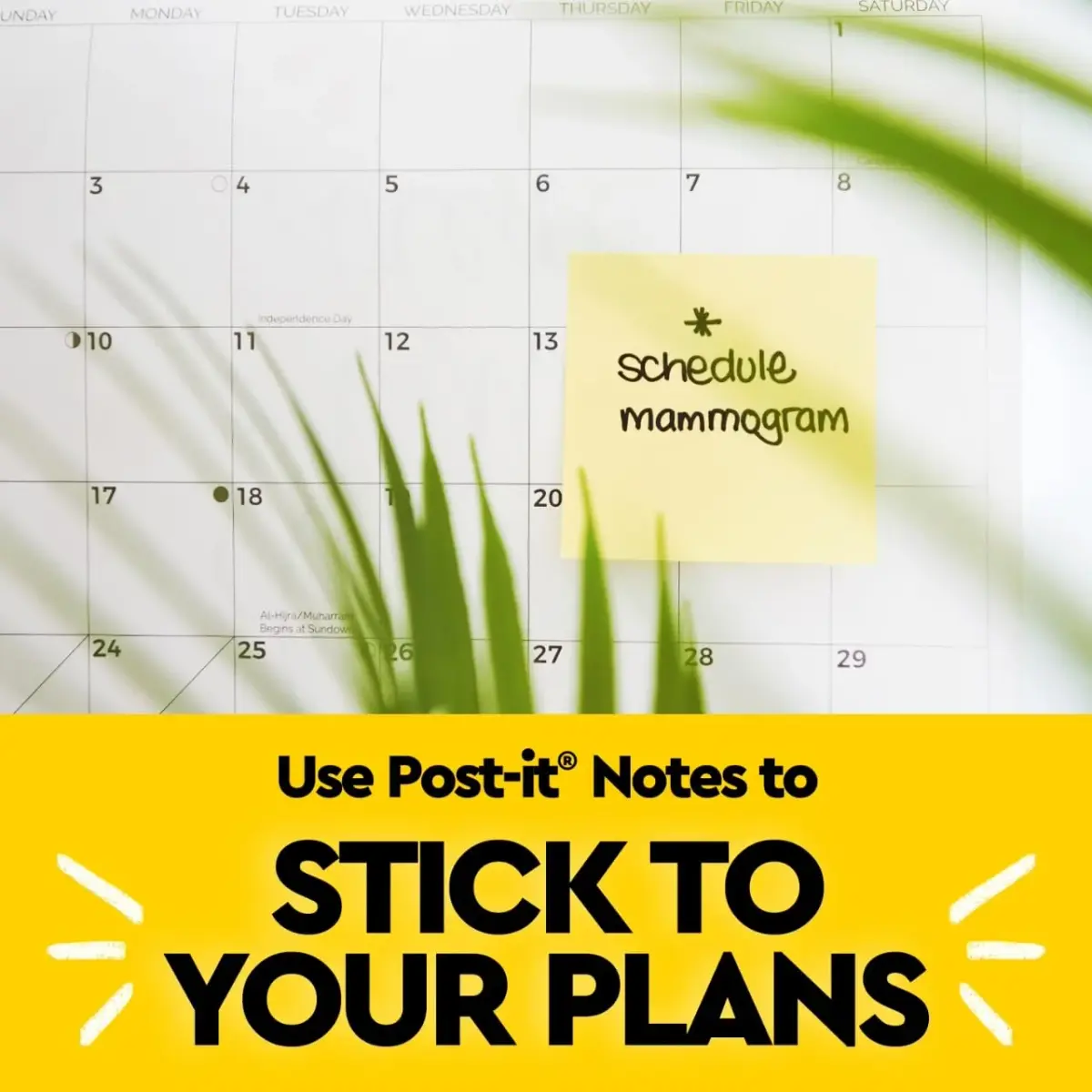 Post-it Notes 3 x 3 in Canary Yellow 18 Pads | Iconic Self-Stick Notes for Organization - view 7