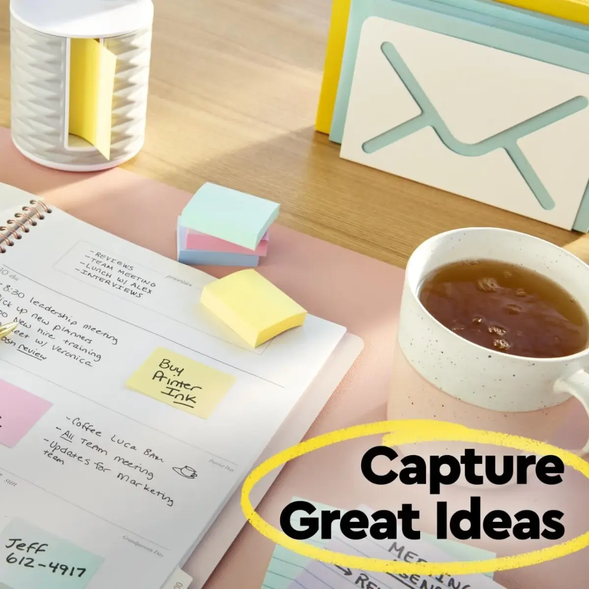 Post-it Notes 3 x 3 in Canary Yellow 18 Pads | Iconic Self-Stick Notes for Organization - view 8