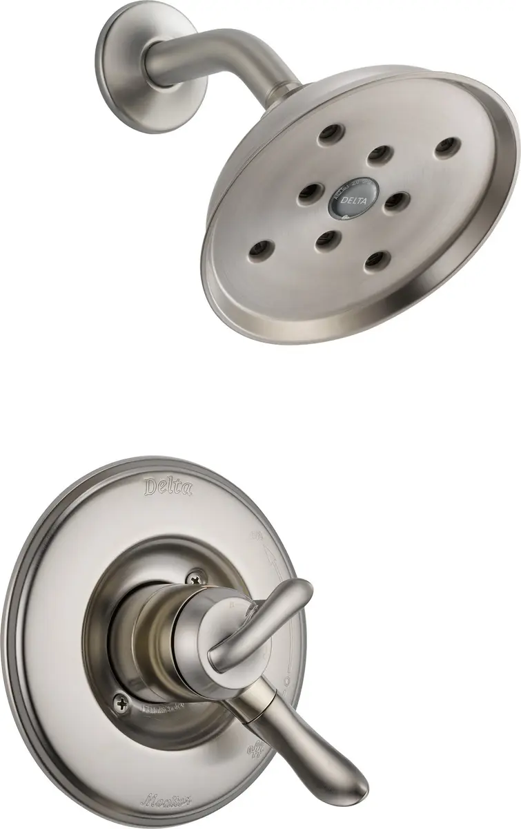 Delta Linden 17 Series Dual-Function Shower Trim Kit 6.50 x 7.00 x 6.50 inches | Brushed Nickel & Stainless - main product image