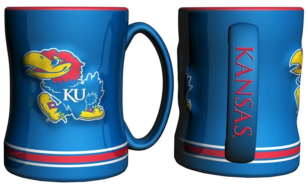 Boelter Brands Kansas Jayhawks 15 oz Relief Mug - Royal | NCAA Team Coffee Mug - main product image
