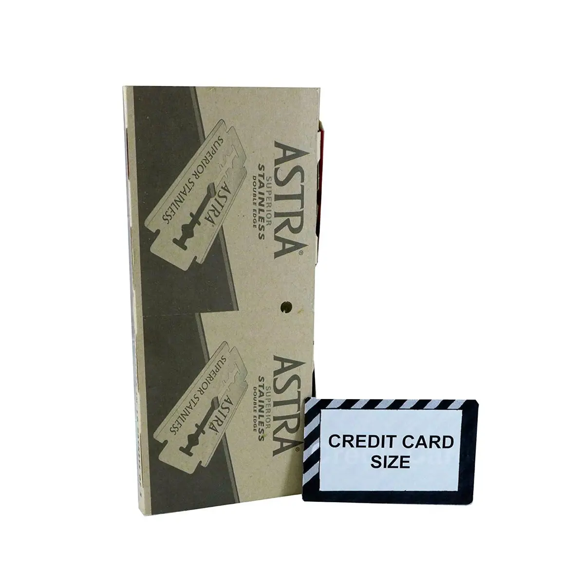 ASTRA Razor Blades 100 Count | Barbershop Quality Stainless Steel Blades for Men - view 3