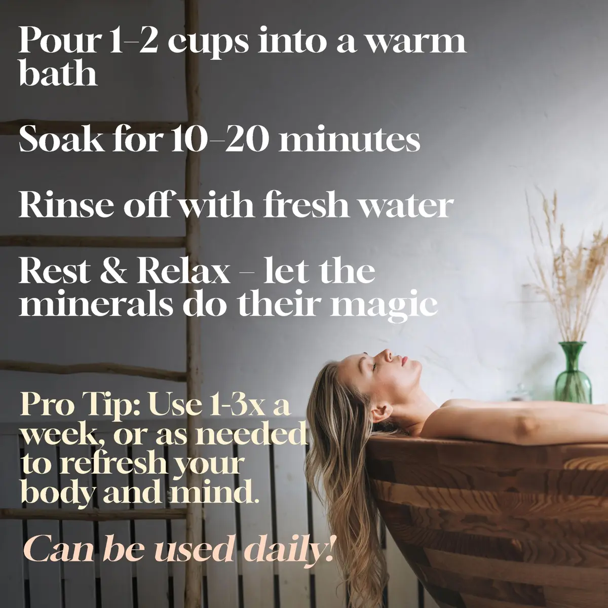 Dead Sea Warehouse Dead Sea Salts for Soaking 80 Ounce | Soothes Muscles & Skin Relief - view 5