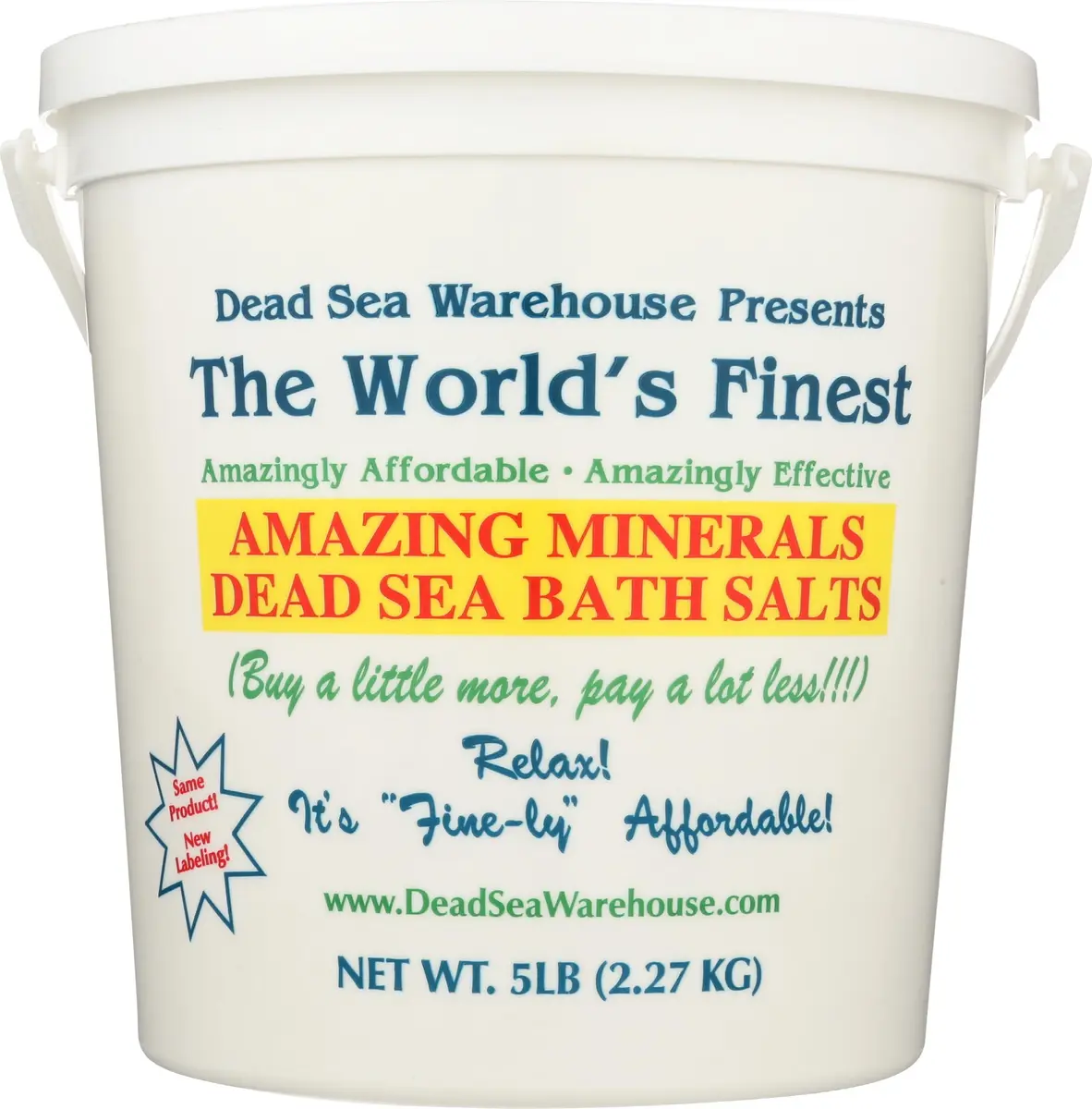 Dead Sea Warehouse Dead Sea Salts for Soaking 80 Ounce | Soothes Muscles & Skin Relief - view 3