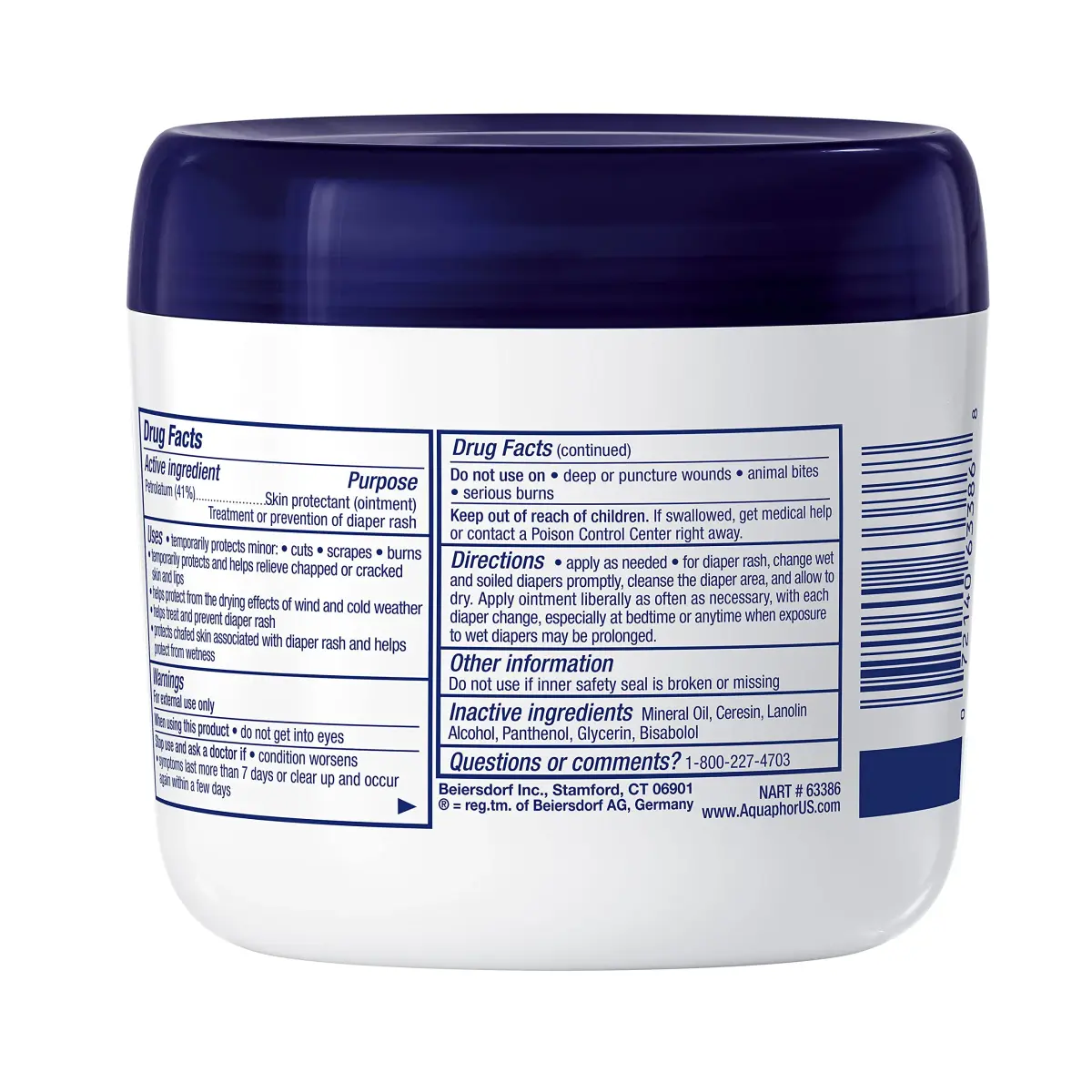 Aquaphor Baby Healing Ointment 400ml (14 OZ) | Dermatologist Tested Skin Protectant - view 9
