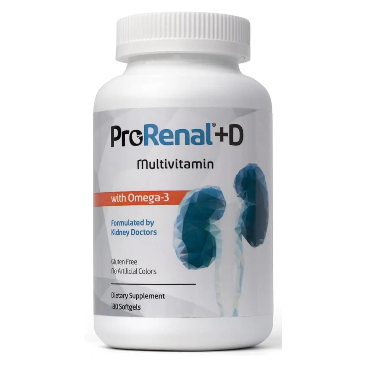 Nephroceuticals ProRenal+D with Omega-3 Fish Oil 180 Softgels - main product image