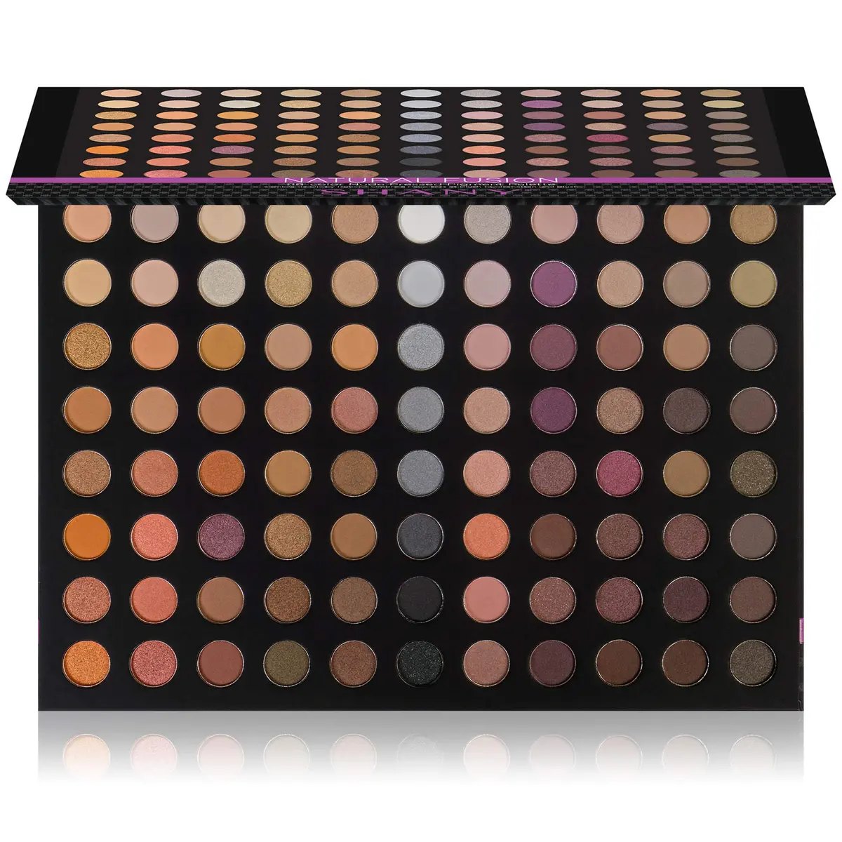 SHANY Natural Fusion Eyeshadow Palette - 88 Color Highly Pigmented Matte & Shimmer Eye Shadow - Nude | Blendable, Long Lasting - main product image
