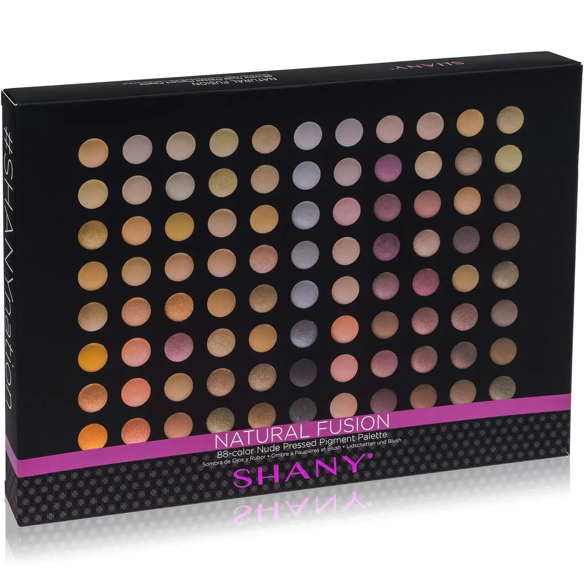 SHANY Natural Fusion Eyeshadow Palette - 88 Color Highly Pigmented Matte & Shimmer Eye Shadow - Nude | Blendable, Long Lasting - view 5