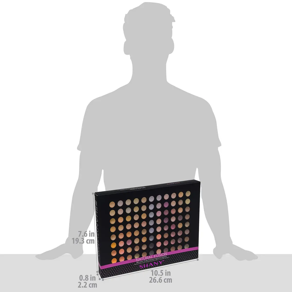 SHANY Natural Fusion Eyeshadow Palette - 88 Color Highly Pigmented Matte & Shimmer Eye Shadow - Nude | Blendable, Long Lasting - view 4