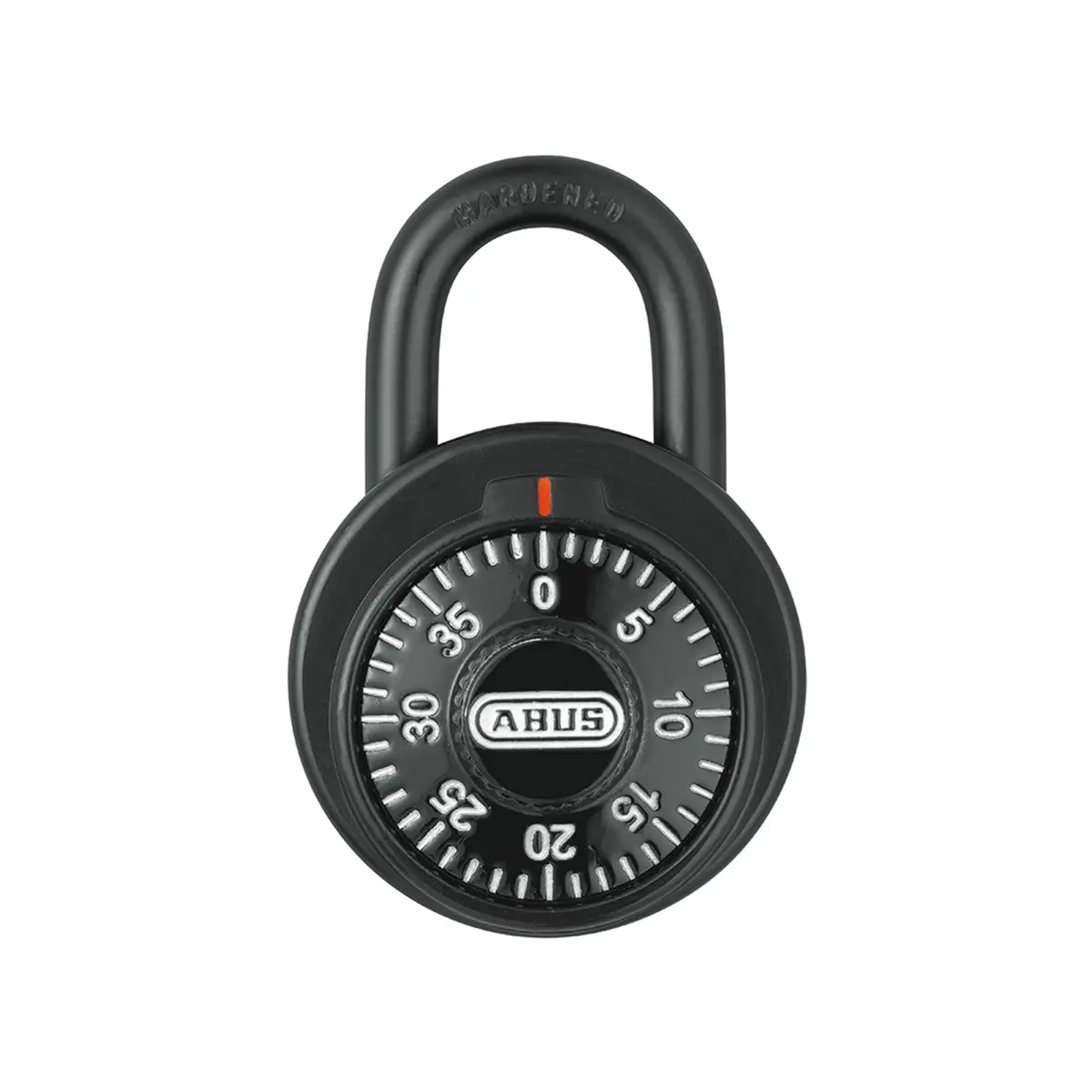 ABUS 78/50 KC 2-Inch Locker Dial Combination Padlock, Black | 3-Digit Resettable Lock for Gym & School - main product image