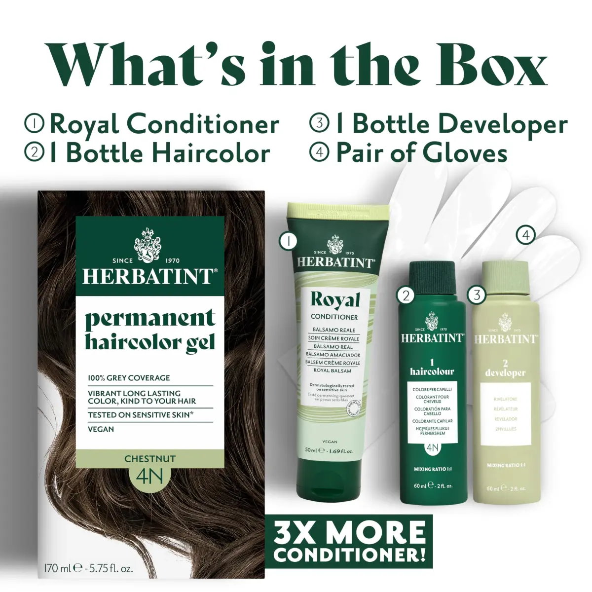 Herbatint 7C Ash Blonde Permanent Hair Dye 166ml (5.75 Fl Oz) | Ammonia-Free, Vegan, Grey Coverage - view 8