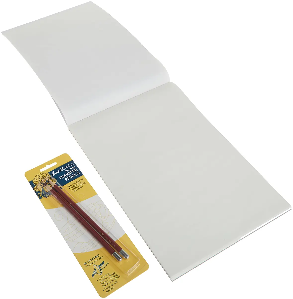 Aunt Martha's Create Your Own Iron-On Pattern Kit,Yellow,8 inch x 11 inch | DIY fabric art - view 4