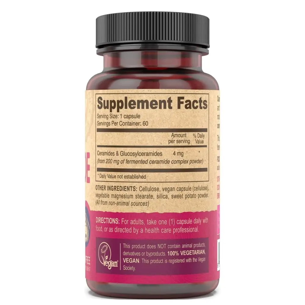 Deva Vegan Vitamins Skin Restoring Ceramide Supplement Tablets, 60 Count | Vegan, Gluten-Free, Supports Skin Barrier - view 3