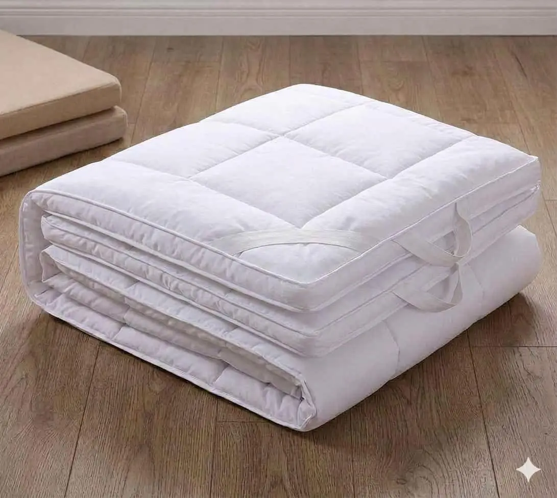Royal Tradition King Mattress Topper 78 x 80 inches | Plush Down Alternative, Microfiber, Washable - view 3