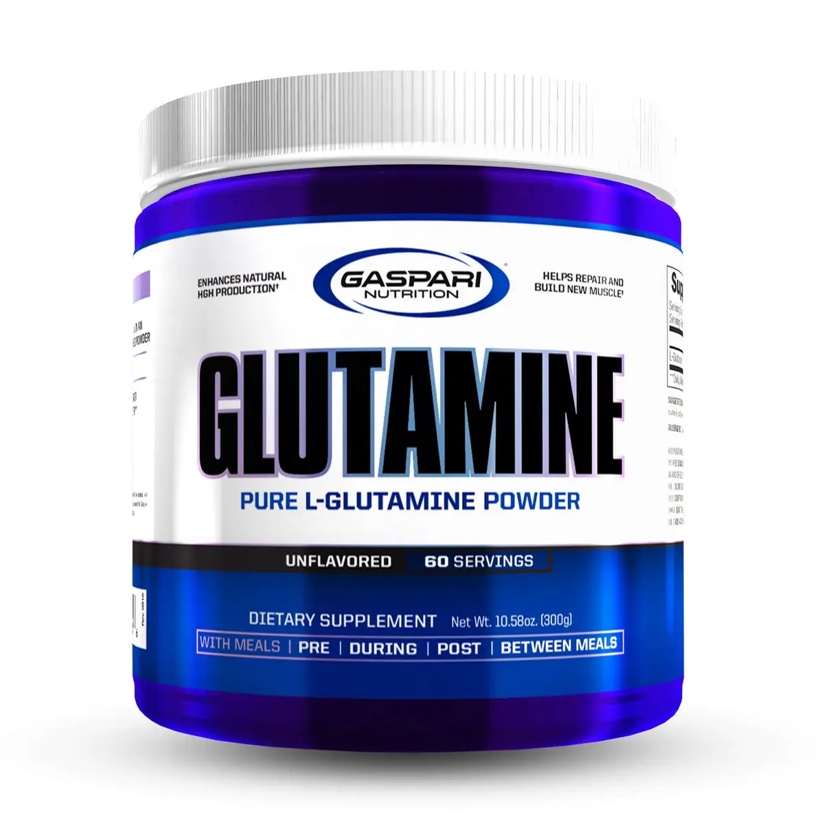 Gaspari Nutrition Glutamine Micronized Powder 10.58 Oz | Supports Muscle Recovery & Gut Health - main product image