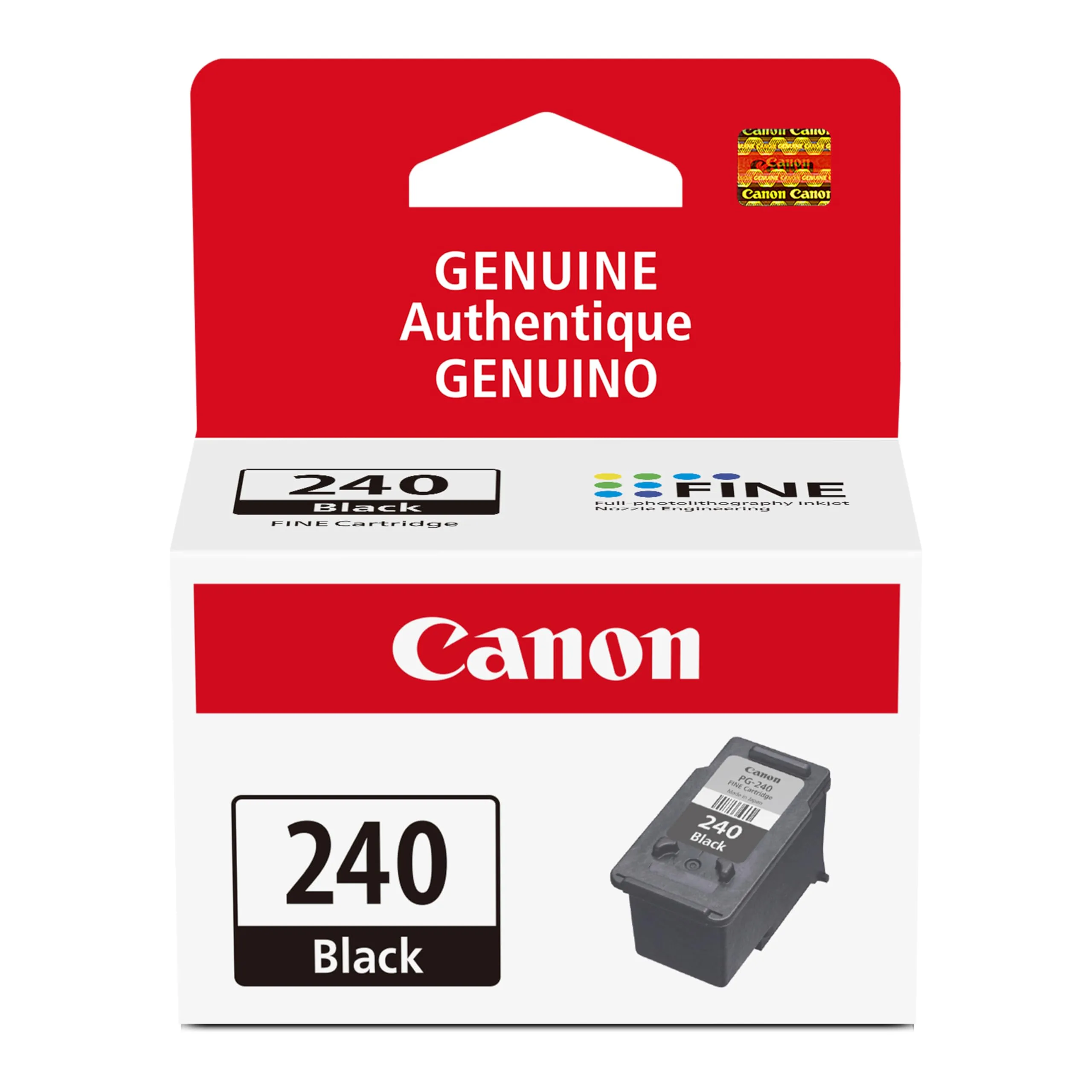 Canon PG-240 Genuine Black Ink Cartridge | 1-Pack for Canon MG, MX, TS Series Printers - main product image
