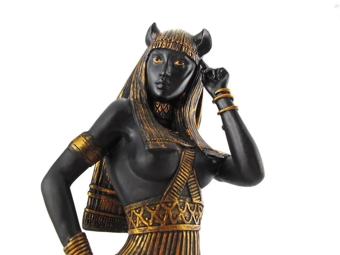 Pacific Giftware PTC 10.75 Inch Flirty Bastet Egyptian Mythological Goddess Statue Figurine | Handcrafted Bronze Decor - view 3
