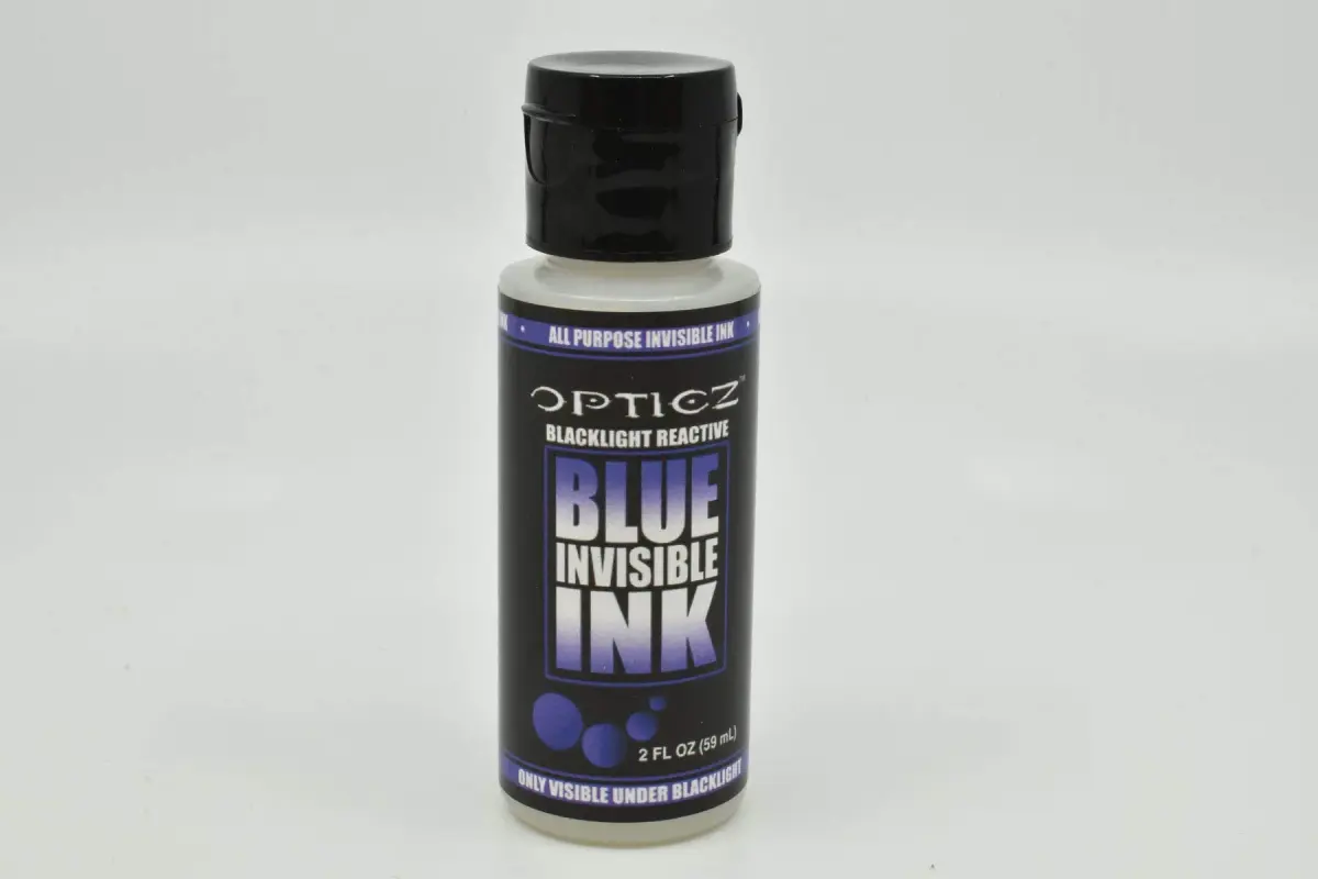 Opticz Invisible Blue UV Blacklight Reactive Ink 59ml (2 Fl Oz) | Glows Bright Blue Under Blacklight - view 5