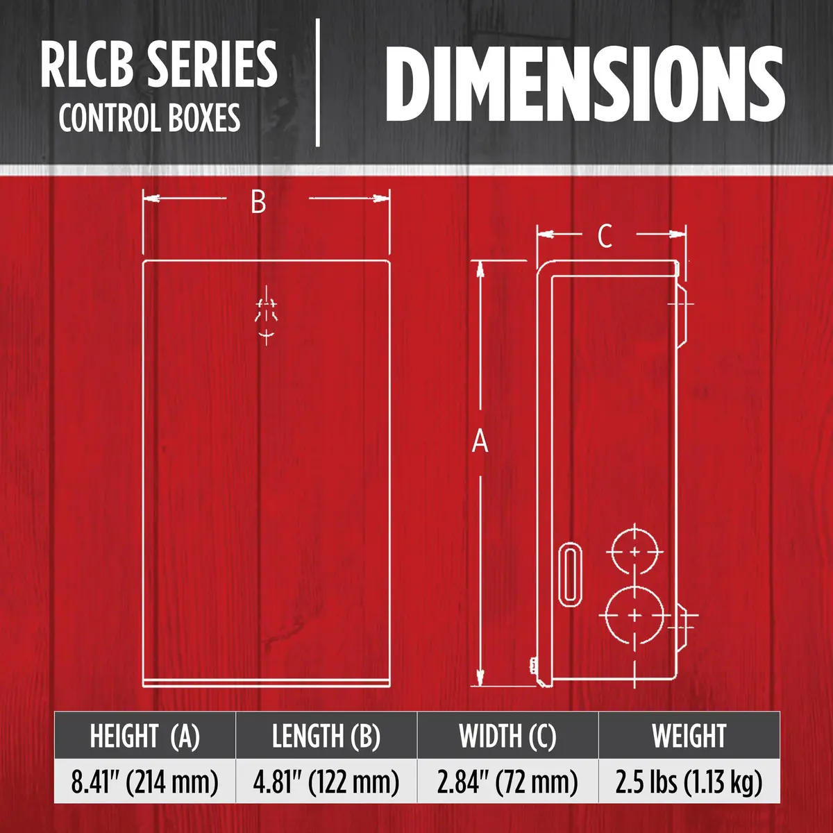 Red Lion Control Box for 4" Submersible Well Pumps | 3/4 HP, 230V, Weather-Resistant - view 2