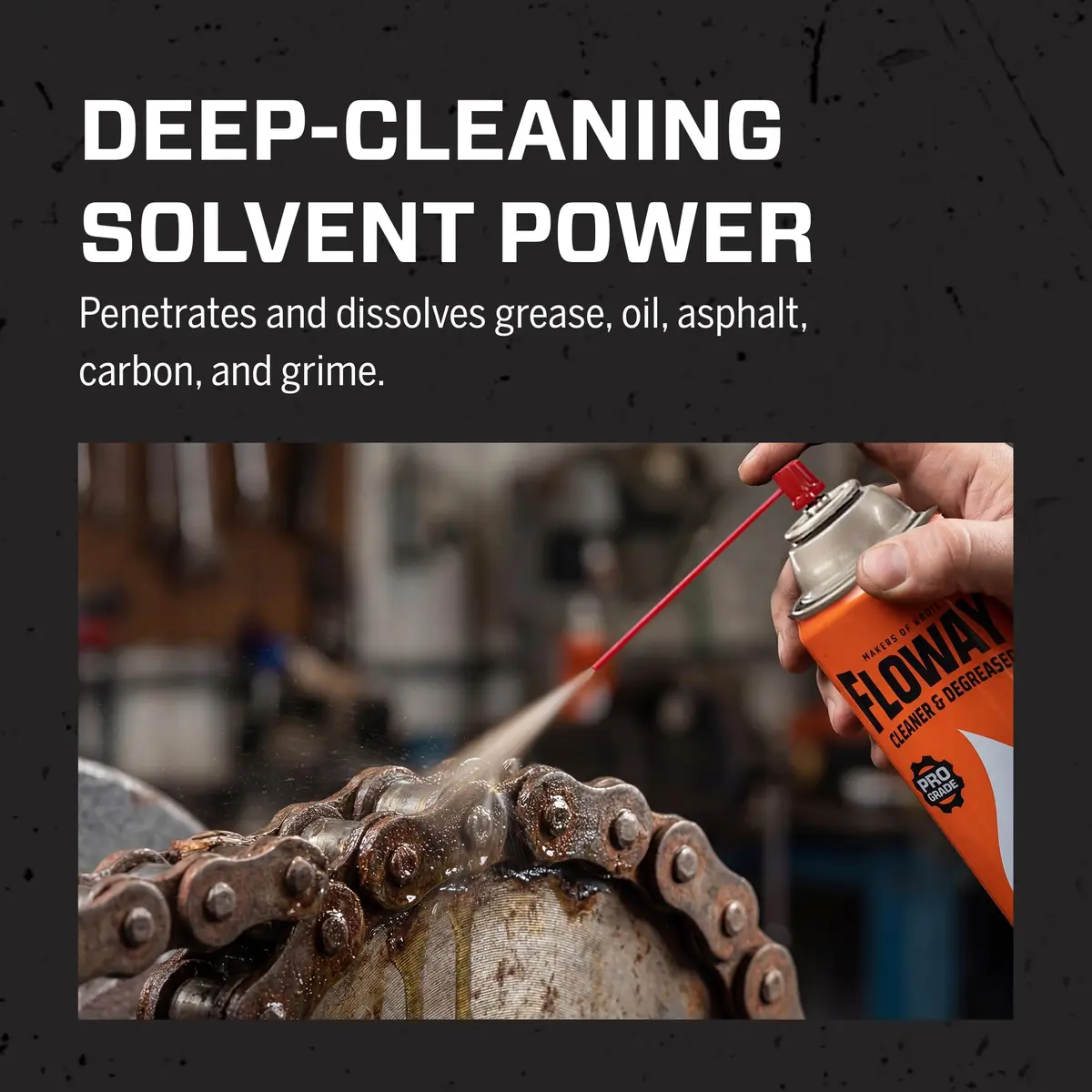 KROIL Floway Cleaner & Degreaser 13oz | Heavy-Duty Automotive & Machinery Degreaser - view 3