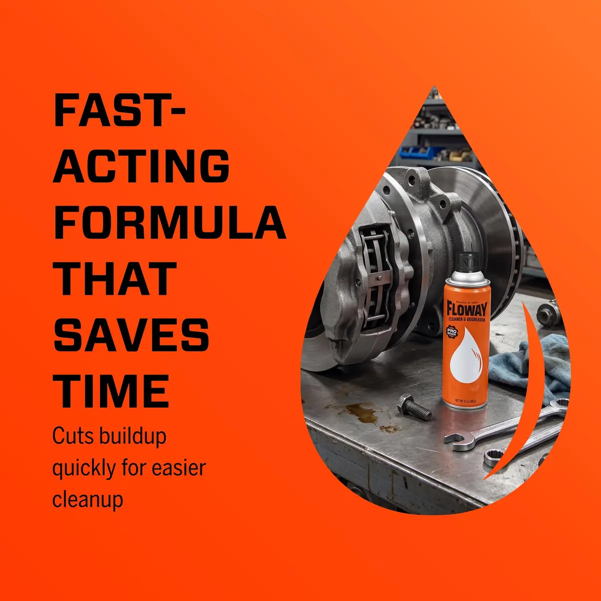 KROIL Floway Cleaner & Degreaser 13oz | Heavy-Duty Automotive & Machinery Degreaser - view 4