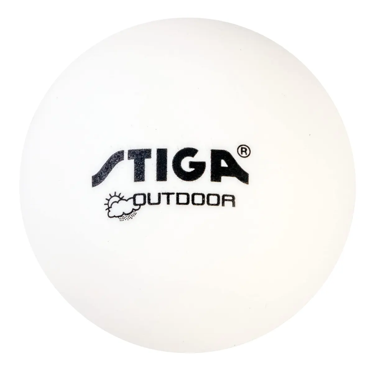 STIGA Outdoor Ping Pong Balls (4-Pack) Water-Resistant, Heavier, Seamless Design for Consistent Bounce & Spin - view 2