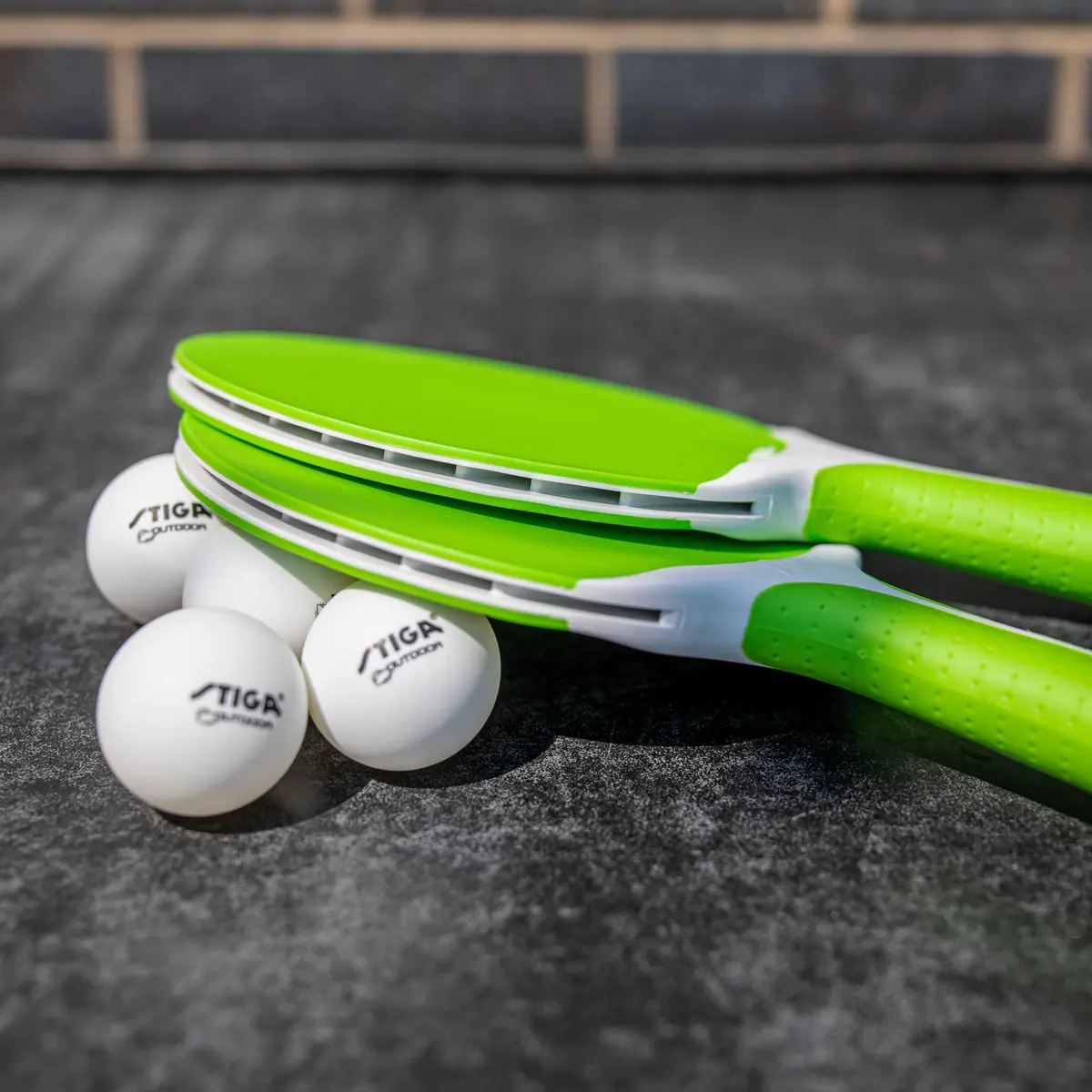 STIGA Outdoor Ping Pong Balls (4-Pack) Water-Resistant, Heavier, Seamless Design for Consistent Bounce & Spin - view 3