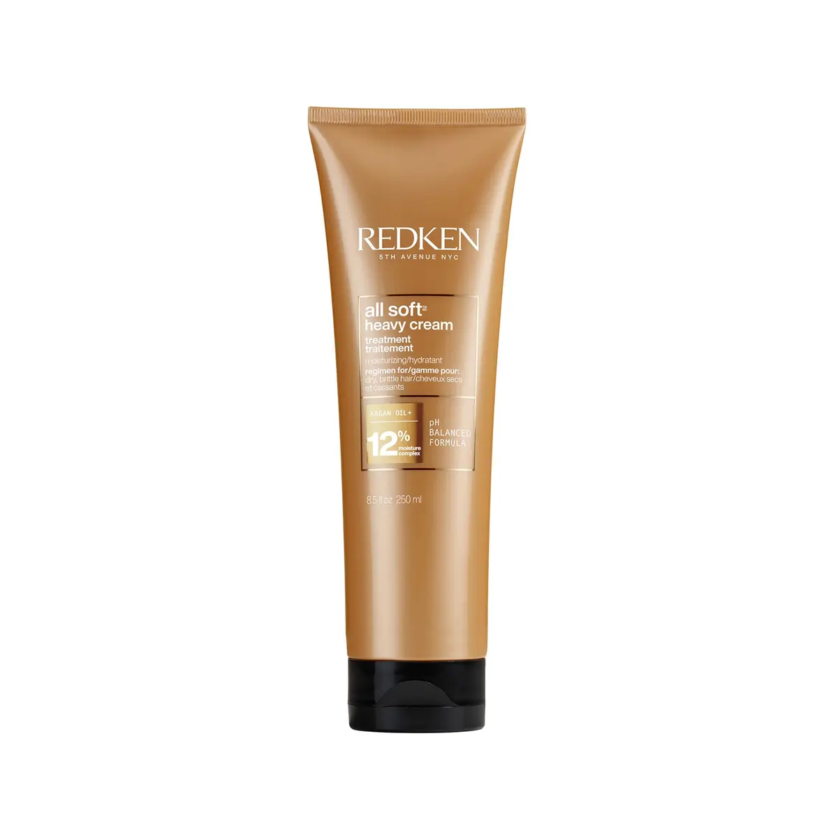 Redken All Soft Heavy Cream Mask Treatment 8.5 Fl Oz | Moisturizing Deep Conditioner for Dry Hair with Argan Oil - main product image