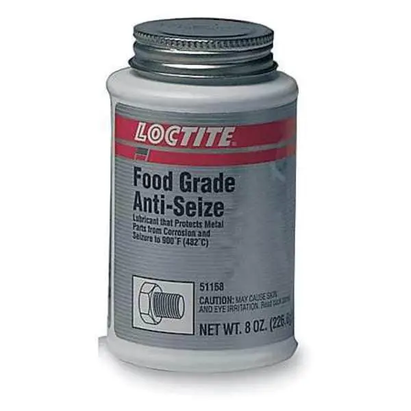 Loctite LB 8014 Food Grade Anti-Seize Lubricant 237ml (8 fl. oz.) Brush Top Can | Prevents Seizing & Galling - view 3