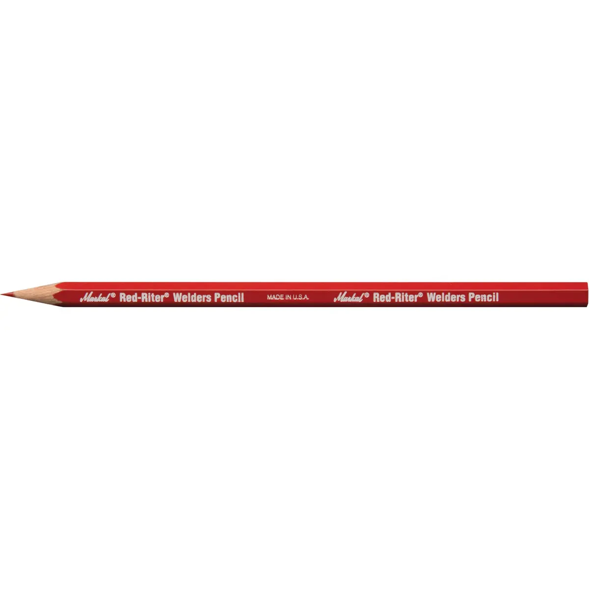Markal Red-Riter Welders Pencil 12 Count | Torch-Resistant Marks for Metal Layout & Fabrication - main product image