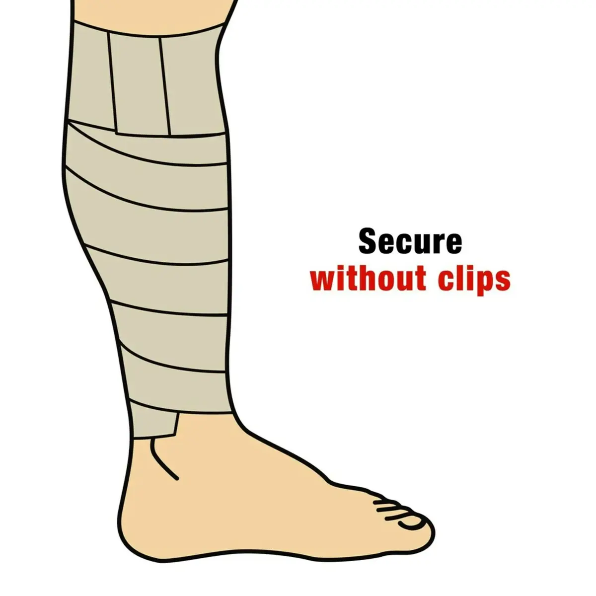 3M ACE 3" Elastic Bandage Wrap with Hook Closure, Beige, 2 Count | Moderate Support for Muscles & Joints - view 4
