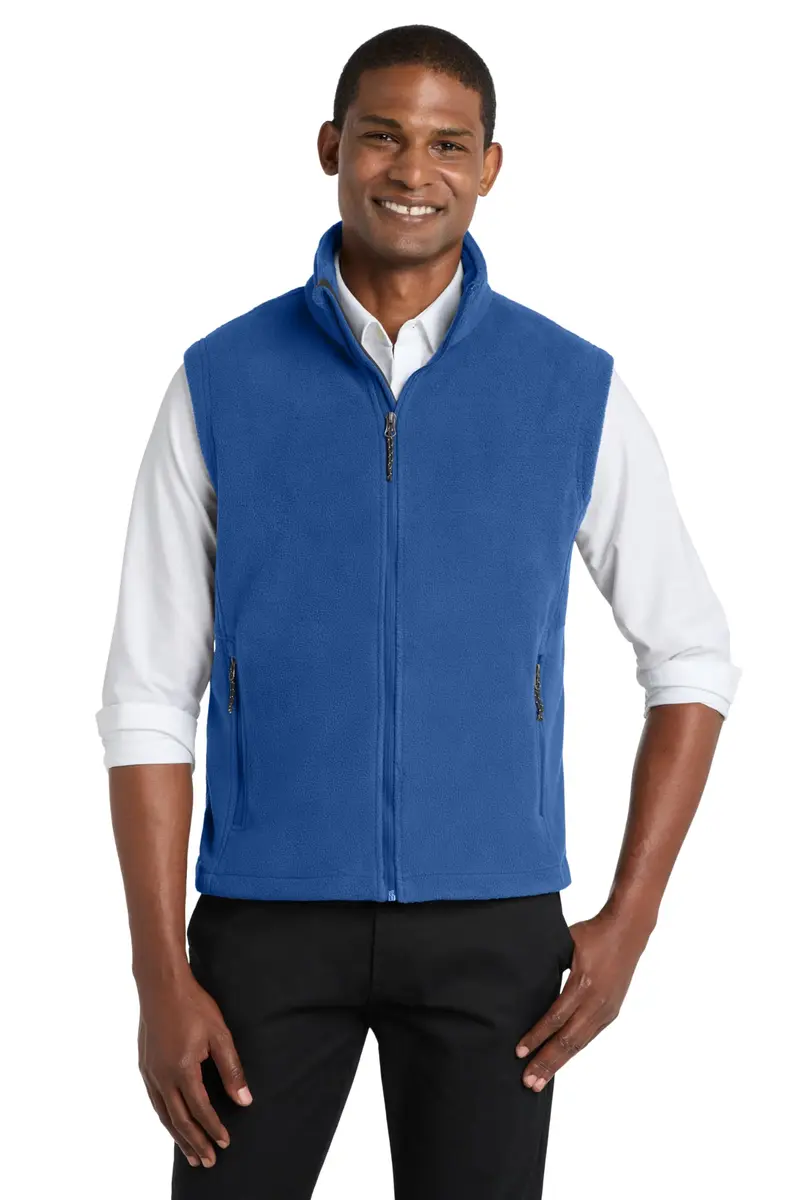 Port Authority Fleece Vest | Weather-Ready, Durable Polyester, Unisex, Medium, True Royal - main product image