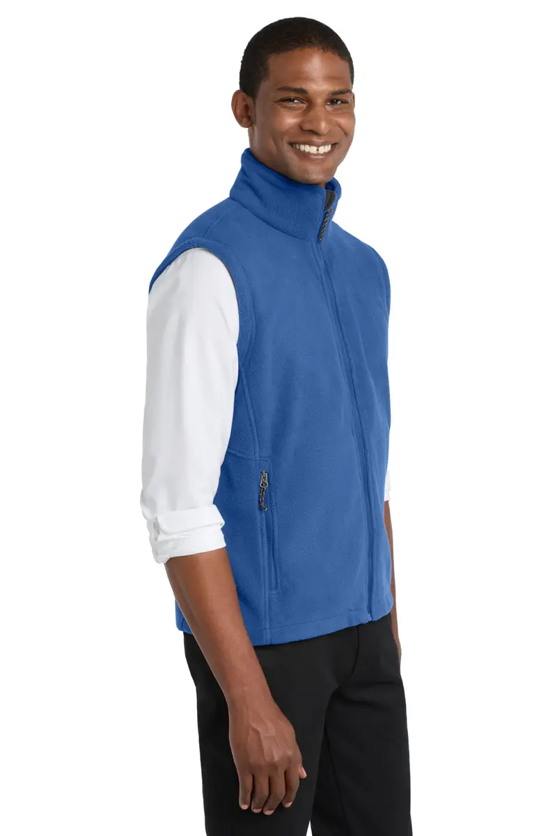 Port Authority Fleece Vest | Weather-Ready, Durable Polyester, Unisex, Medium, True Royal - view 2