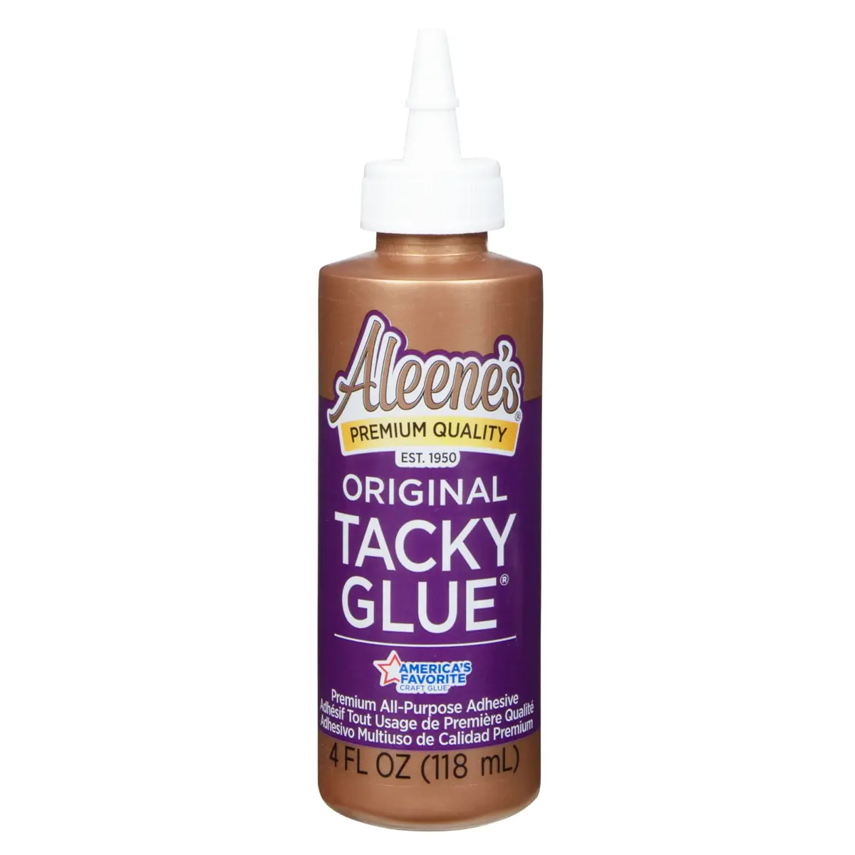 Aleene's Original Tacky Glue 118ml (4 fl oz) | Non-Toxic Craft Adhesive - main product image