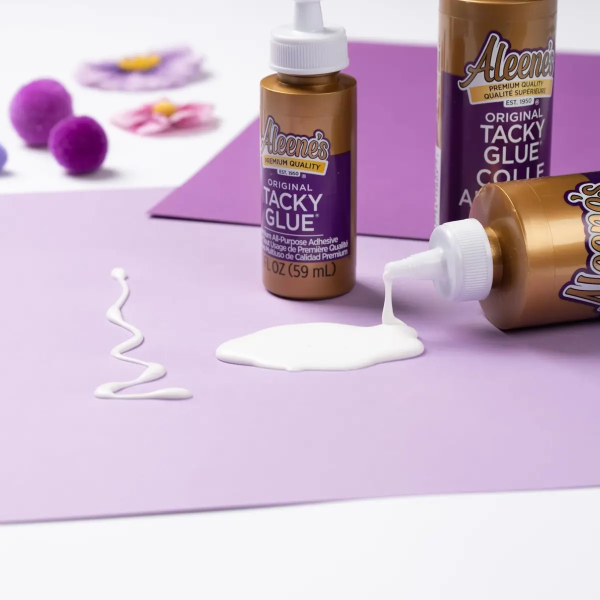 Aleene's Original Tacky Glue 118ml (4 fl oz) | Non-Toxic Craft Adhesive - view 7