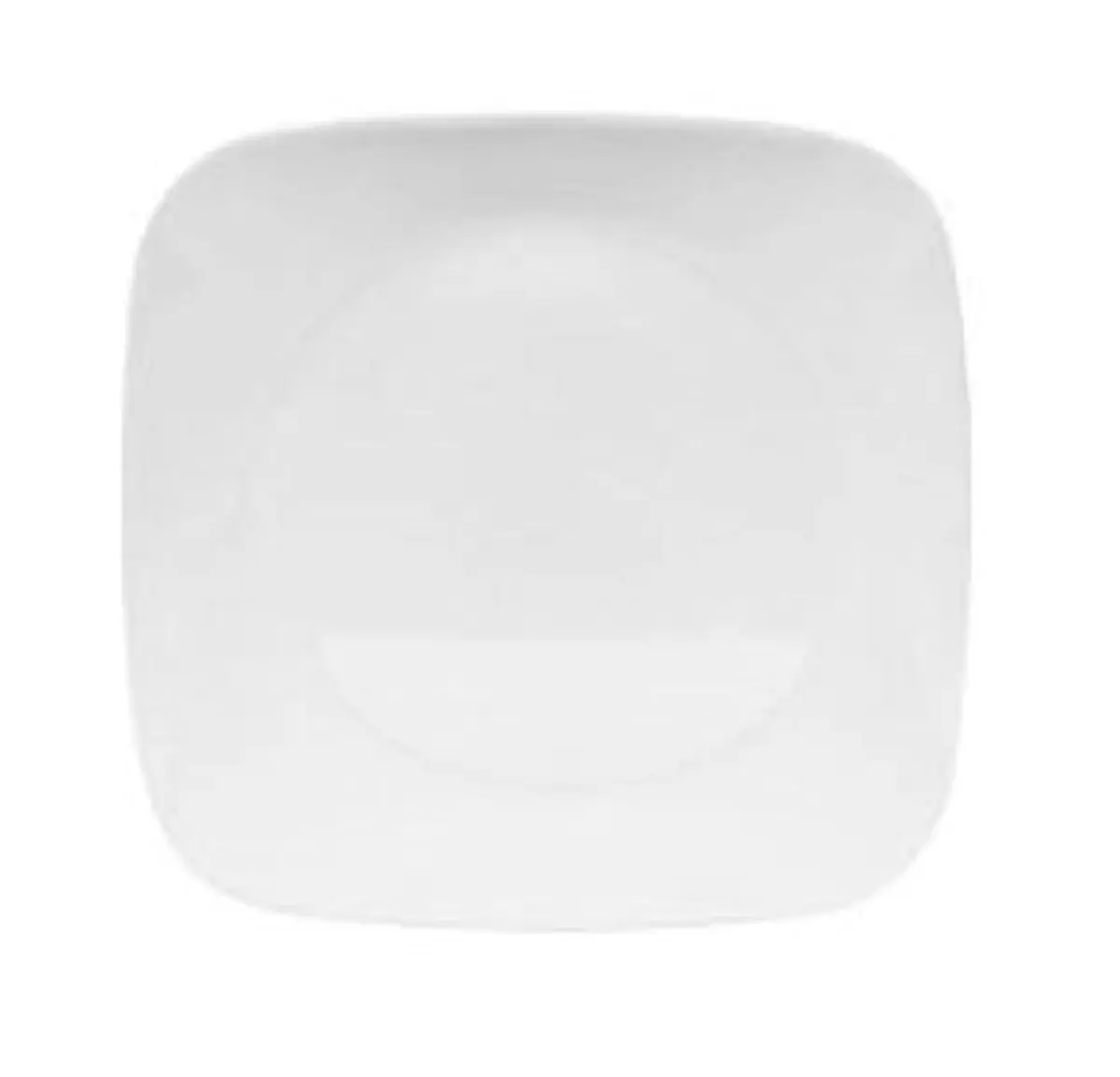 CorningWare Square Pure White 6.5" Plate | Durable Microwave & Oven Safe Porcelain - main product image