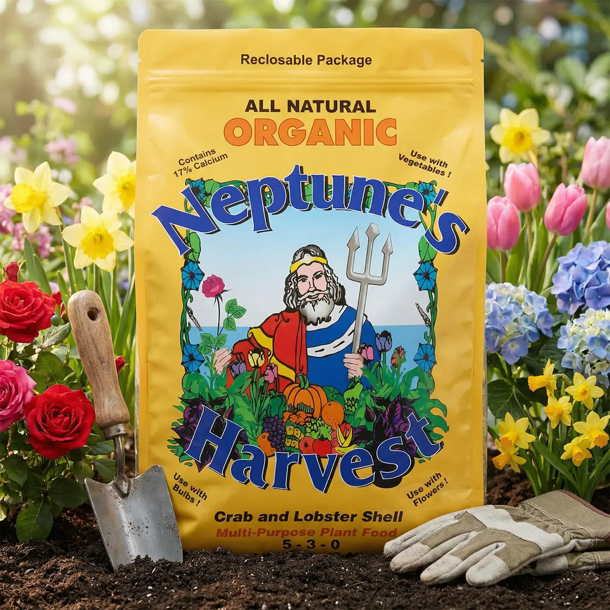 Neptune’s Harvest Organic Crab & Lobster Shell Fertilizer 12 lb | Organic Plant Food for Soil & Gardens - view 6