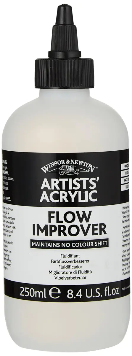 Winsor & Newton Acrylic Medium Flow Improver 250ml | Maintains Color Stability & Slows Drying - view 3