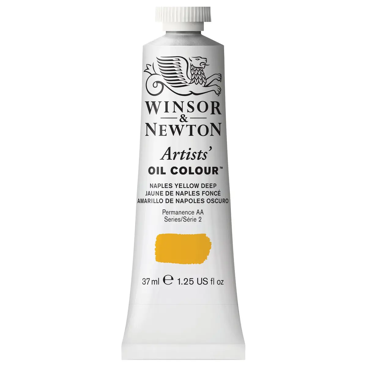 Winsor & Newton Artists' Oil Paint, 37ml Tube, Naples Yellow Deep | Professional Quality Oil Color - main product image