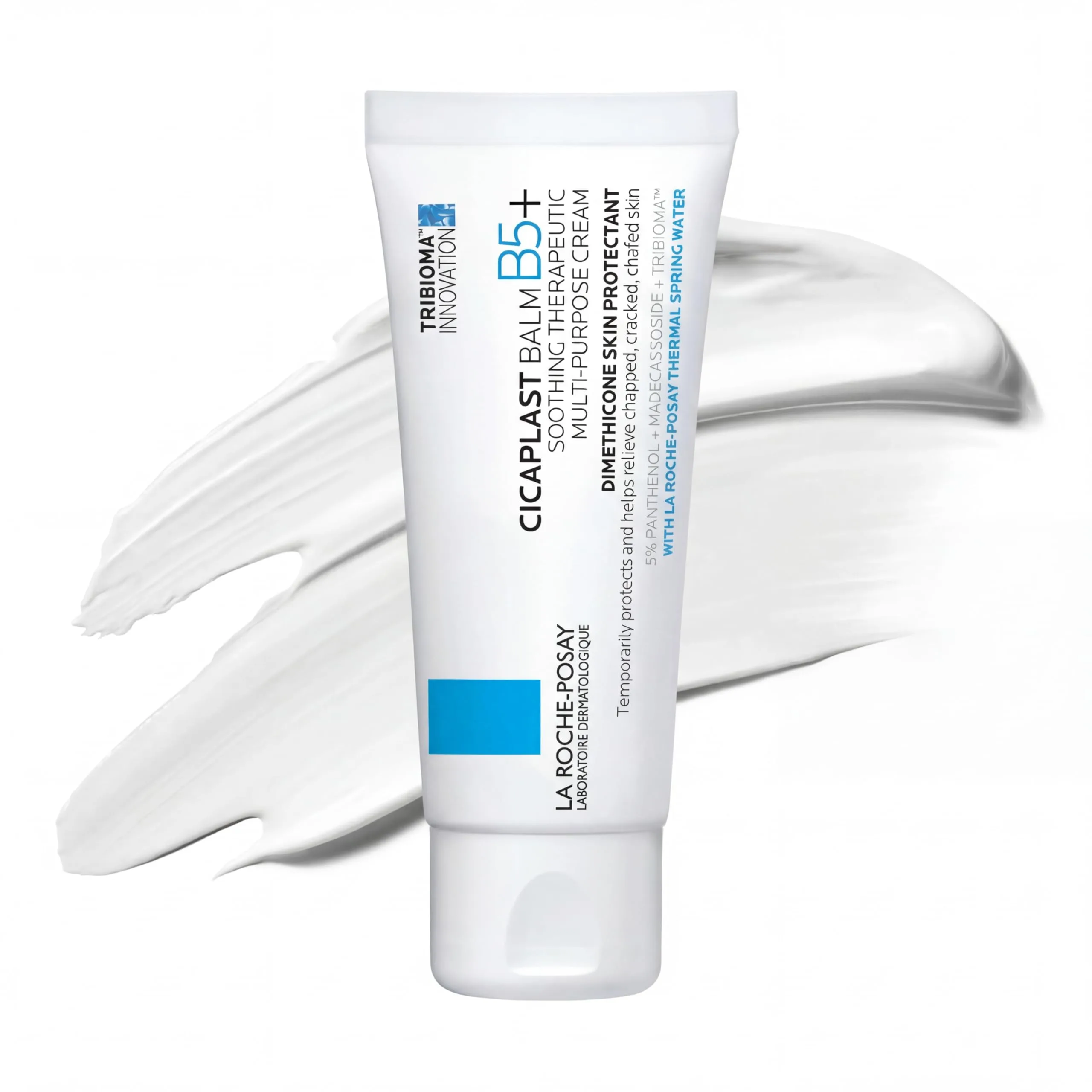 La Roche-Posay Cicaplast Balm B5 Multi-Purpose Cream for Dry & Irritated Skin, 1.35 Oz | Soothing Therapeutic Balm for Sensitive Skin - main product image