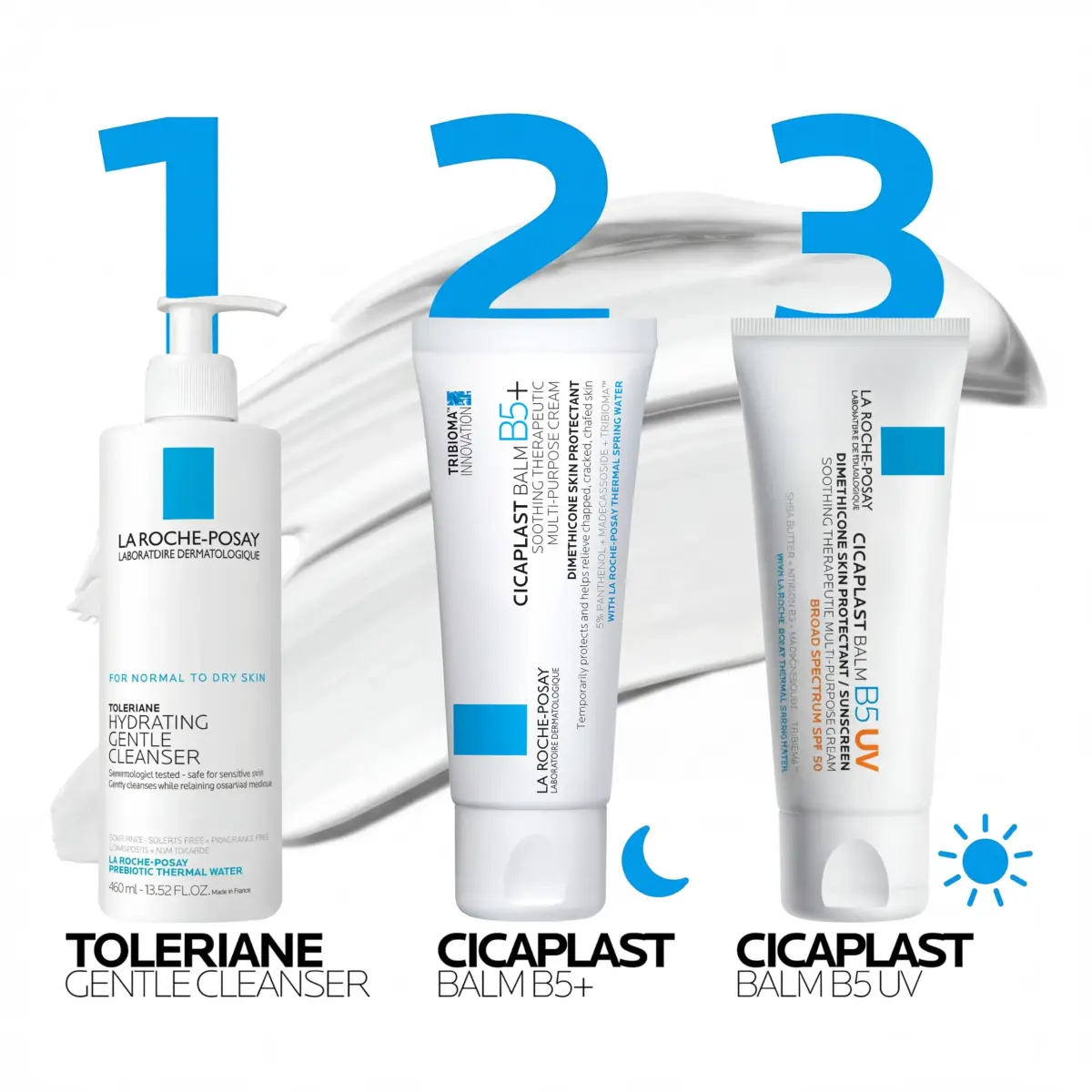 La Roche-Posay Cicaplast Balm B5 Multi-Purpose Ointment 40ml (1.35 Fl Oz) | Soothes Dry & Irritated Skin - view 4