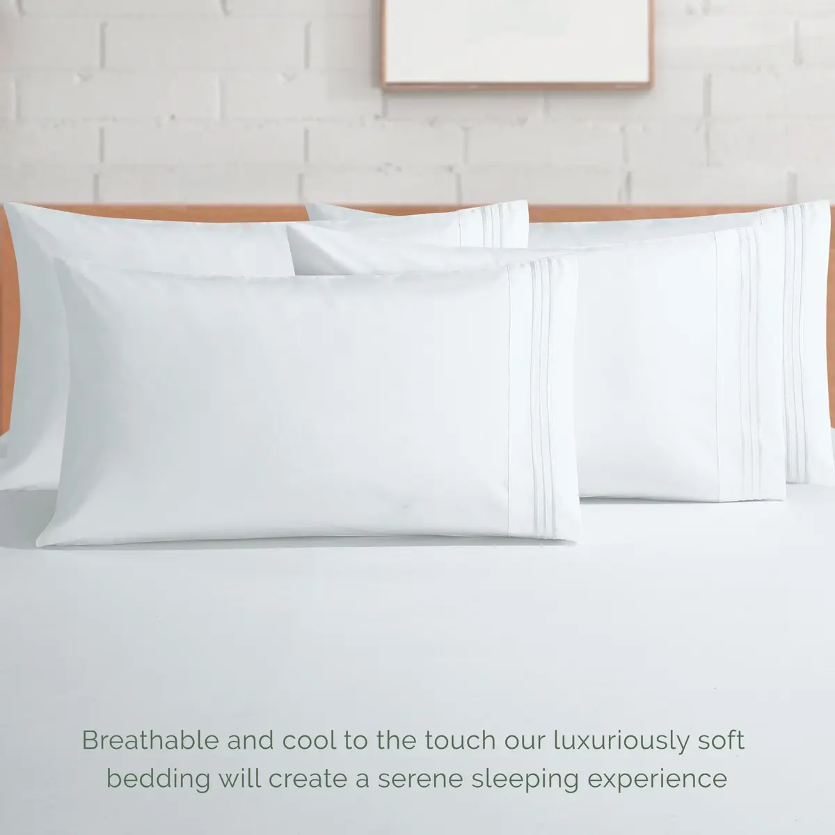Elegant Comfort Luxury Soft 1500 King Bedding Set | Wrinkle & Fade Resistant, Deep Pocket, Microfiber - view 7
