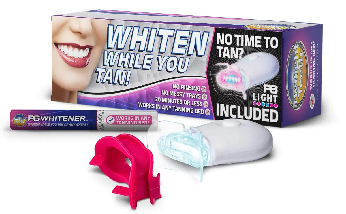 Twilight Teeth Home and Salon Whitening Kit | UV & Heat Accelerated Teeth Whitener (1 Count) - main product image